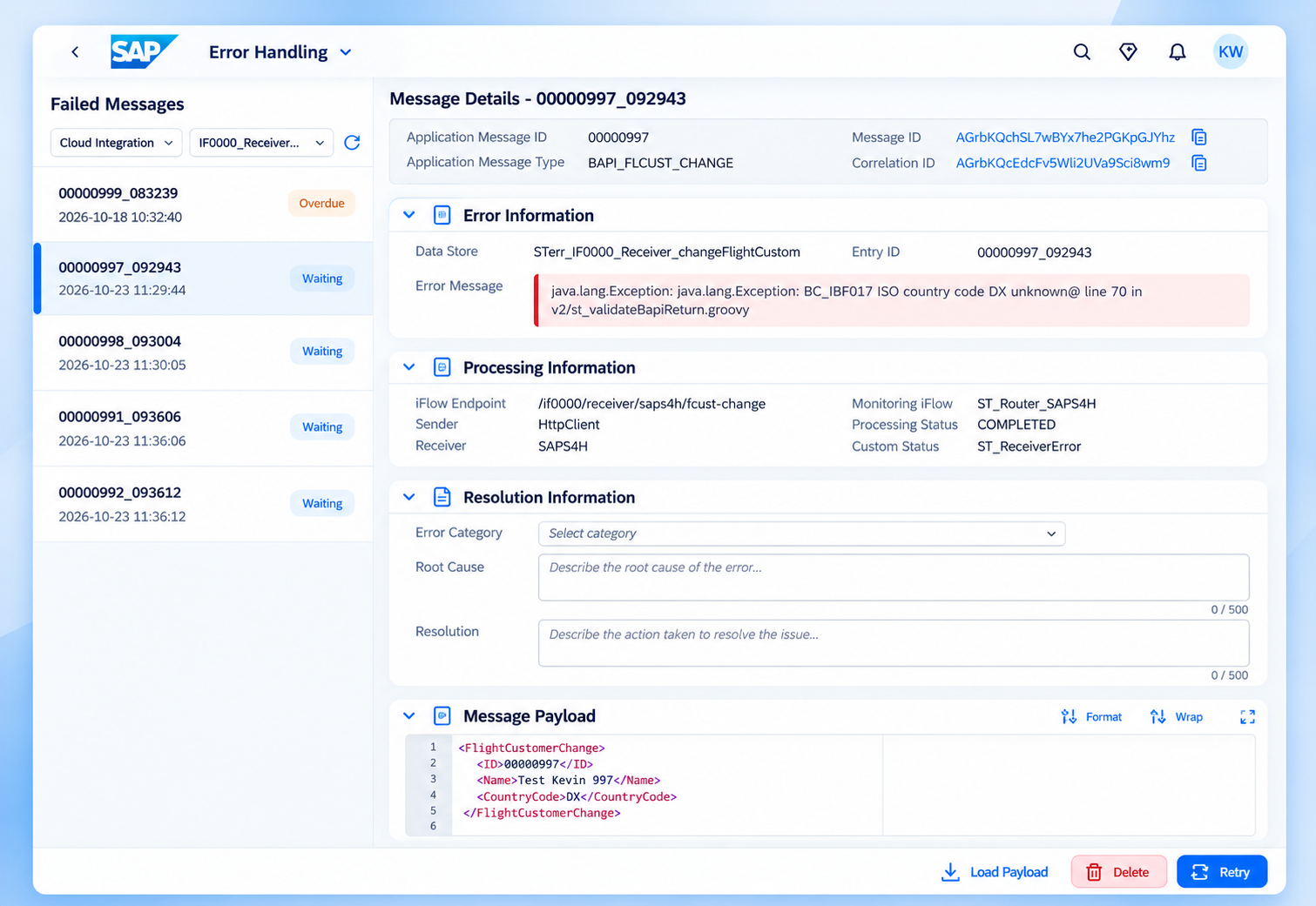 SAP Cloud Integration error handling application by ST Consultancy